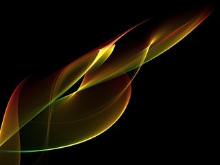 Elegant abstract colorful wave