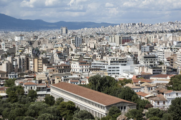 Fototapeta na wymiar panorama of athens - Greece