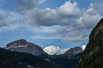 Fototapeta premium Mountain alpine trekking and wanderlust