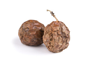 Old and dried passion fruit