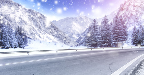 winter road space 