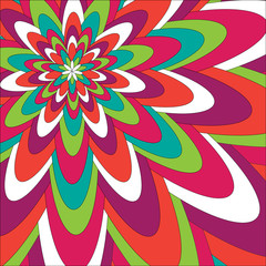 Vector summer, abstract, bright, colorful, magic background