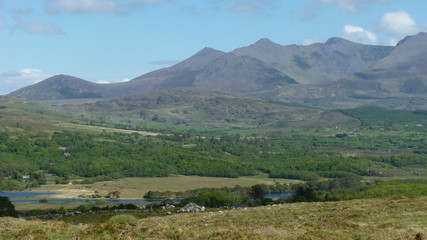 Fototapeta na wymiar höchster Berg Irland, Landschaft