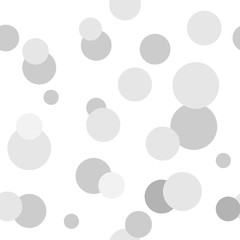 Circle gray seamless pattern