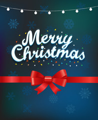 Merry christmas greeting card. Vector illustration