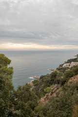 Fototapeta na wymiar The wild coast in the province of Girona