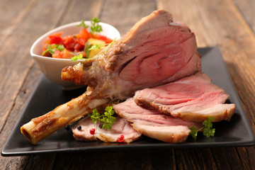 lamb meat slice