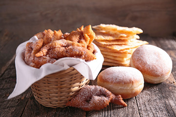 assorted carnival donut