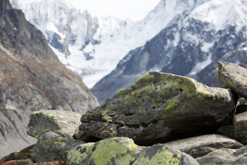 Die herbstliche Bergwelt des Wallis