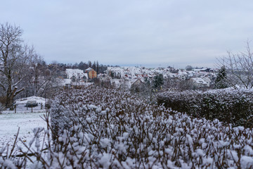 Schnee in Leutenbach