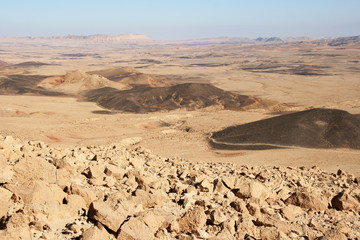 Ramon-Krater, Gesteinsstrukturen © Ulrich