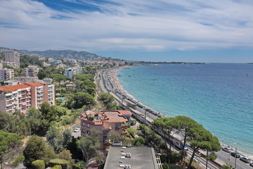 Cannes La Bocca vue de la mer