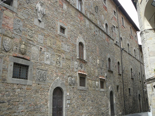 Fototapeta na wymiar View of the city of Cortona
