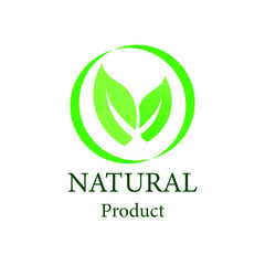 natural vector design.logo natural product