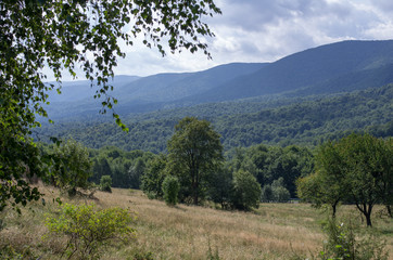 Obraz premium Autumn landscape. Bieszczady National Park, Carpathians, Poland.