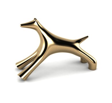 Sculpture Abstract Dog
