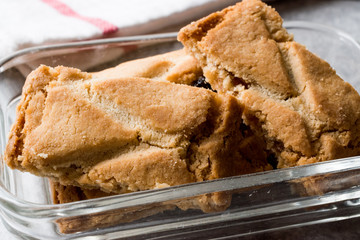 Traditional Apple Strudel Cookies Filled with Jam