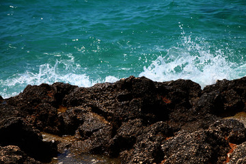 Adriatic sea and rocks , Croatia