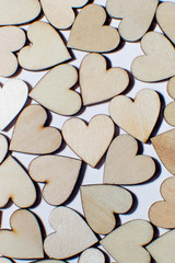 Obraz premium Wooden hearts 7