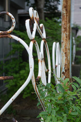 古いフェンス