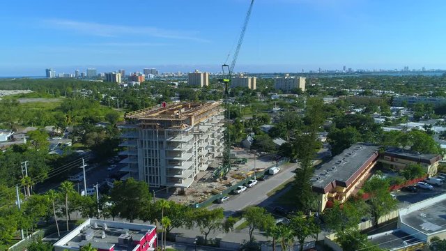 The Highlands North Miami Beach aerial construction video
