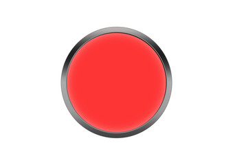 Button Rot Symbol Knopf Rund