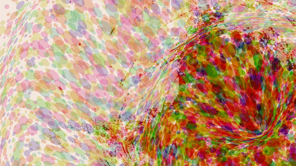 Wide format abstract colorful wallpaper, vector