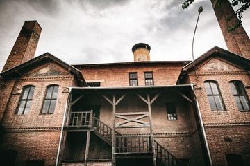 Kragujevac, Serbia - July 18, 2016: Museum of Stara Livnica, locates near old factory in Kragujevac, Serbia. Wonderful building.
