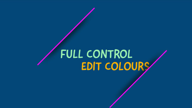 Modern Shadow Line Titles