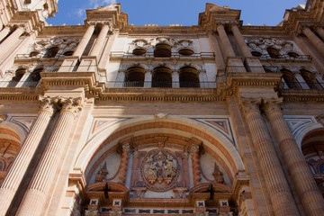 Cathedral of Málaga. Malaga, Costa del Sol, Andalusia, Spain. Picture taken – 17 december 2017.