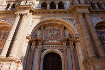 Cathedral of Málaga. Malaga, Costa del Sol, Andalusia, Spain. Picture taken – 17 december 2017.