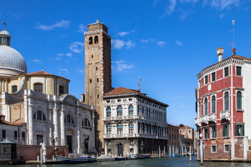 Naklejka premium The church of San Geremia, Venice, Italy