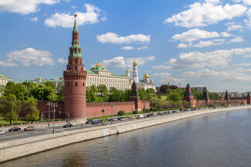 Obraz premium Moscow Kremlin wall, Russia