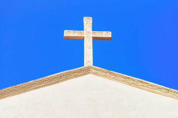 Cross at St Matthew Church in Agerola