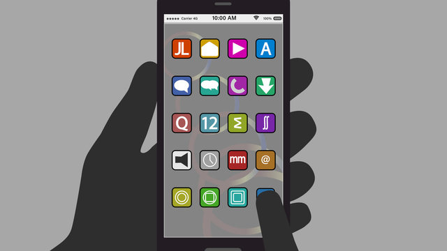 Social Media Messages on Phone