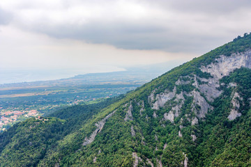 Fototapeta premium Scenic view from mount Olympus