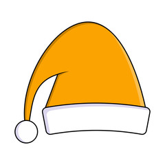 elf hat for christmas design isolated on white background