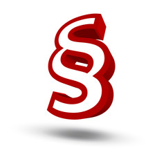 Paragraph Symbol And Shadow - 3D Vector Icon