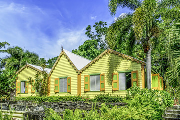 Buildings at fairview great house estate, St Kitts, Eastern Caribbean