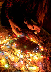 Holiday decoration: Christmas lights