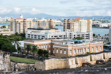 Fototapeta na wymiar Puerto Rico View Buildings