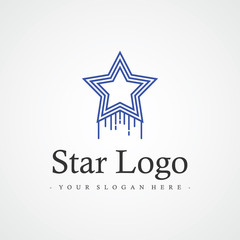 Star Logo Vector Template Design