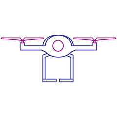 drone technology isolated icon