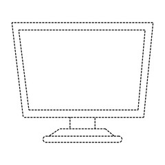 Computer screen technology icon vector illustration graphic design