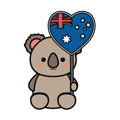 baby koala  vector illustration