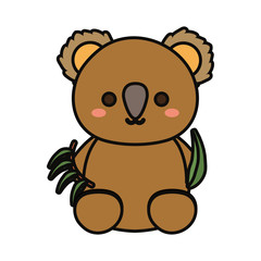 baby koala  vector illustration