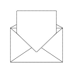 Mail or email symbol icon vector illustration graphic design