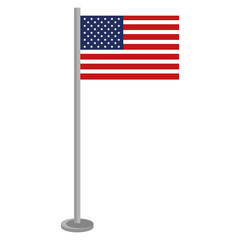 Obraz premium USA flag icon