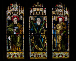 Beautiful Traditional Stained Glass Windows for 3D Textures 