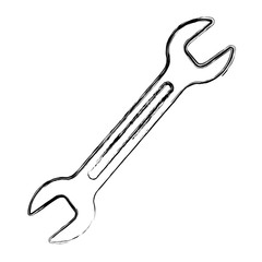 wrench tool isolated icon